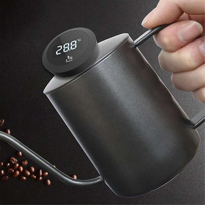 Digital Touch Screen Thermometer IP65 Waterproof Thermometer with Stainless Steel Probe for Coffee M