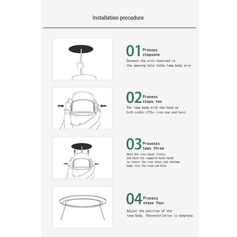 Dimmable Recessed Anti COB LED Downlights 5W LED Ceiling Lamps LED Ceiling Spot Lights Indoor Light