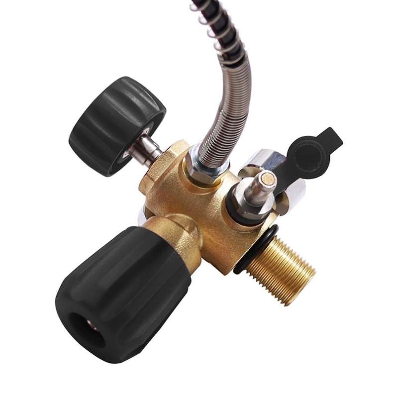 DIN Valve Scuba Adapter PCP Filling Air Hose Scuba Filling Station for PCP Air Tank with High Pressu