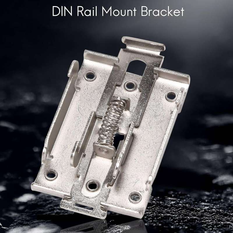 DIN Rail Mount Bracket Equipment Rack G3NE G3NA Electrical Compatible SSR R99-12 Fins