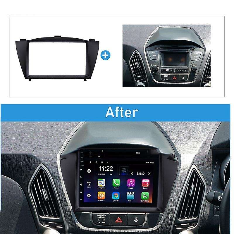 Din Car Radio Fascia Trim Kit Install Compatible HYUNDAI TUCSON IX35 2010