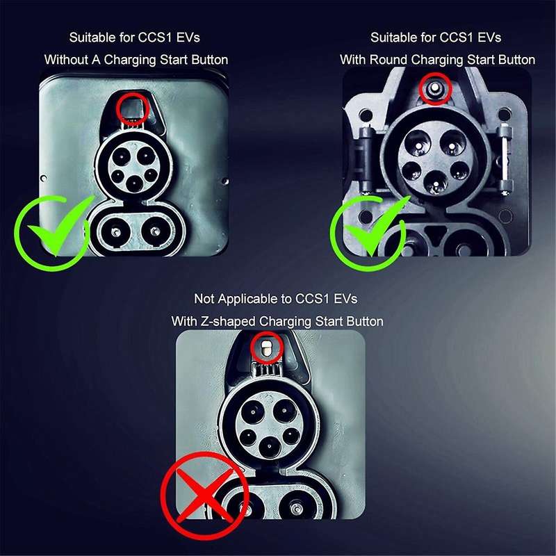 Direct Current Model CCS2 Charger to CCS1 Electric Car CCS2 to CCS1 Electric Vehicle Charger DC EV