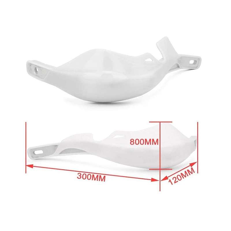 Dirt Guards Handguards Motorcycle Hand Guards Universal for 7/8inch 22mm and 1 1/8inch 28mm Brush B