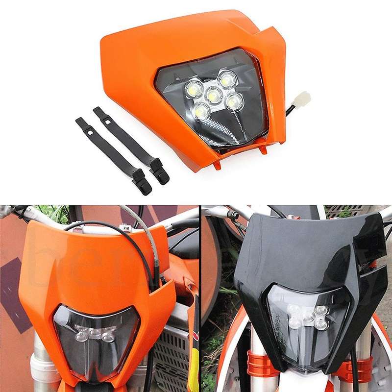 Dirt Bike Motorcycle 6000K LED Headlight Head Light Lamp for SXF EXC XC XCF XCW 250 300 350 450 Supe