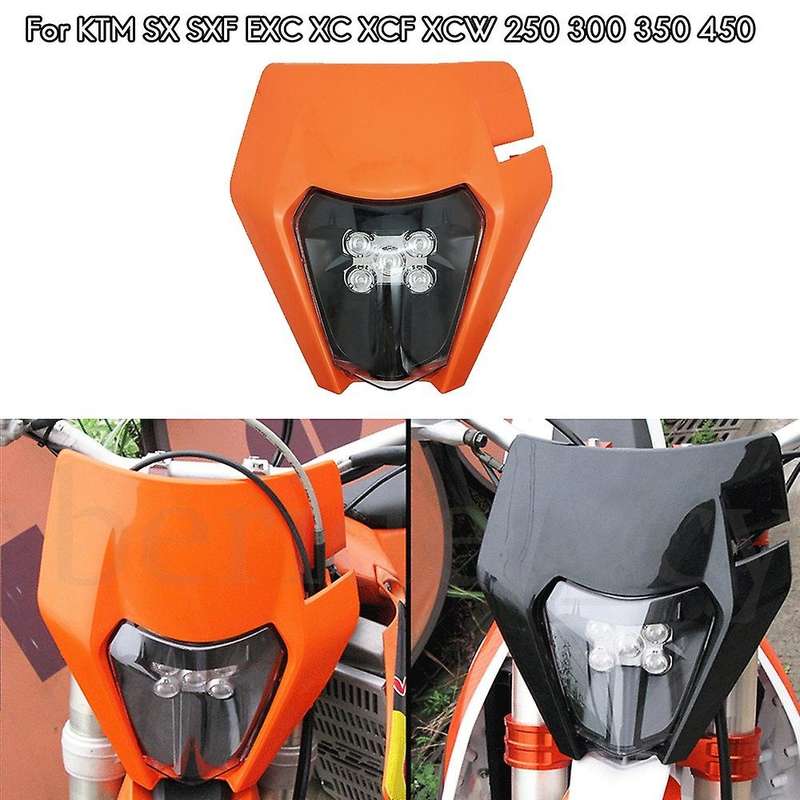 Dirt Bike Motorcycle 6000K LED Headlight Head Light Lamp for SXF EXC XC XCF XCW 250 300 350 450 Supe
