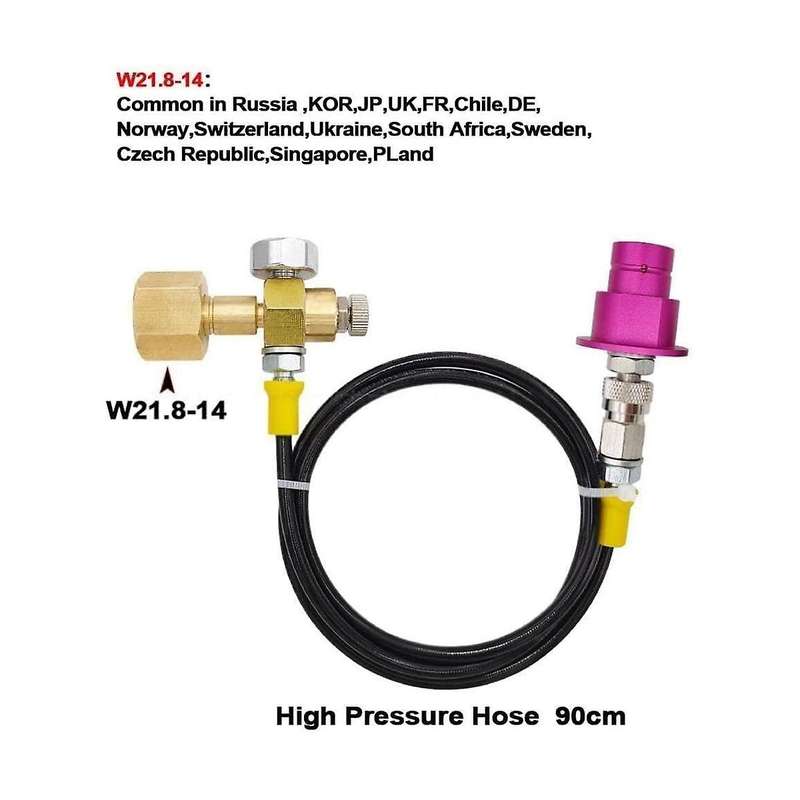 Dispenser Inflation Port, Bubble Dispenser, Quick Connect to External Co2 Adapter, Quick Disconnec