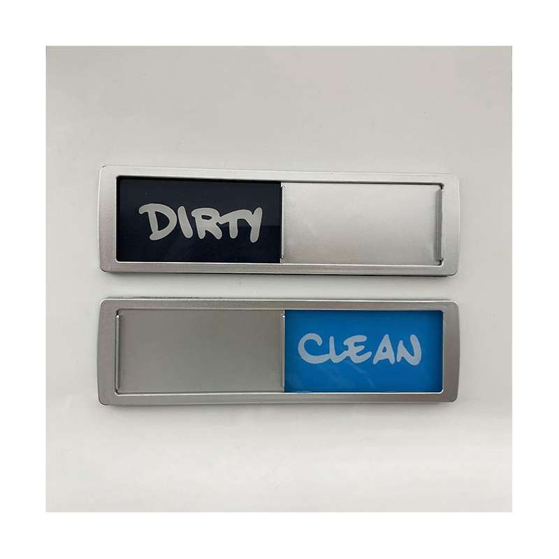 Dishwasher Magnet Clean Dirty Sign Shutter Only Changes When You Push It Non-Scratching Magnet or A