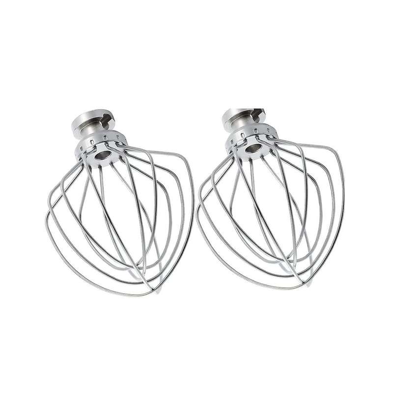 Dishwasher Safe Wire Whip Attachment 6 Wire Whisk Upgrade Real Stainless Steel Fits Tilt-head Stand