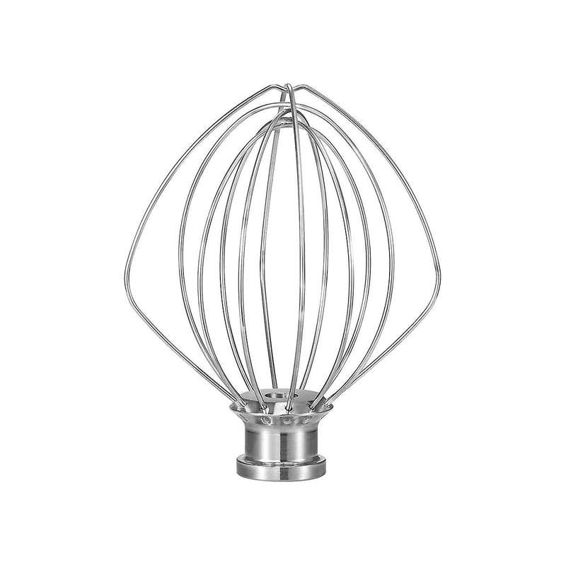 Dishwasher Safe Wire Whip Attachment 6 Wire Whisk Upgrade Real Stainless Steel Fits Tilt-head Stand