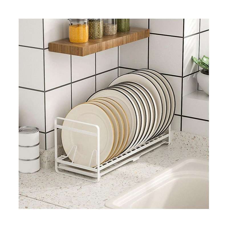 Dish Storage Rack Embedded Storage Rack Kitchen Sink Drain Basket Kitchen Pot Lid Rack