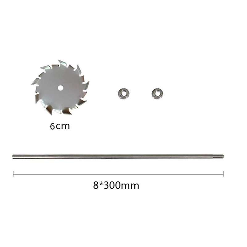 Dispersion Disc Dispersion Impeller Disperser Blade Impeller 6cm Disc Dispersion Rod (2.36inch Disc