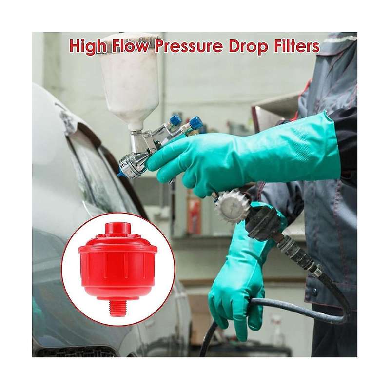 Disposable Spray Tool Filter Mini Air Water Filters Whirlwind Air Line Filter High Flow Tools Filter