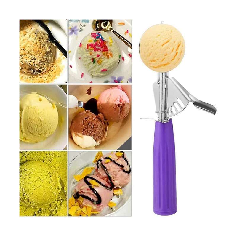Divided Scoops, 3-piece Cookie Spoon, Ice Cream Scoop, Cutlery Scoop, Cupcake Scoop