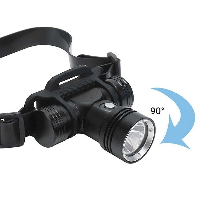 Diving head light lamp Underwater Headlight Scuba Head Flashlight Torch Waterproof IPX8 Lamp Light