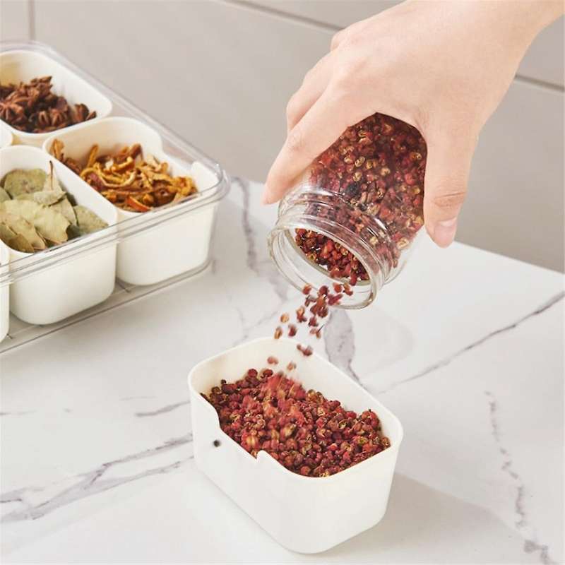 Divided Serving Tray with Lid Handle Snackle Box Charcuterie Container for Portable Snack Platter Ca
