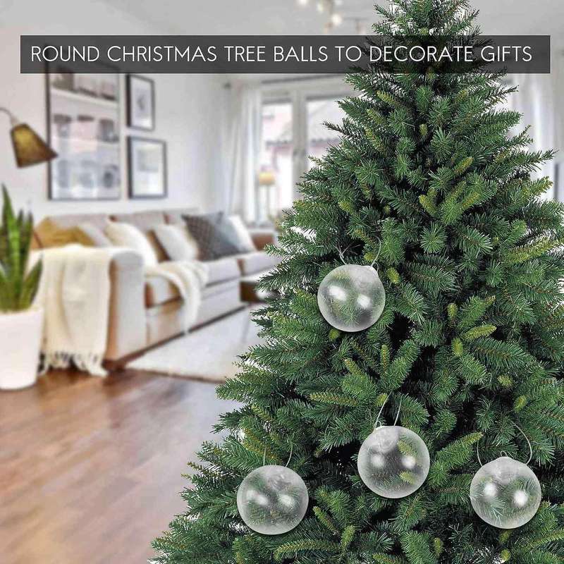DIY Baubles Shatterproof XMAS Ball Home Tree Decor - 60Mm QTY:4