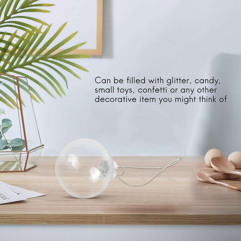 DIY Baubles Shatterproof XMAS Ball Home Tree Decor - 60Mm QTY:4