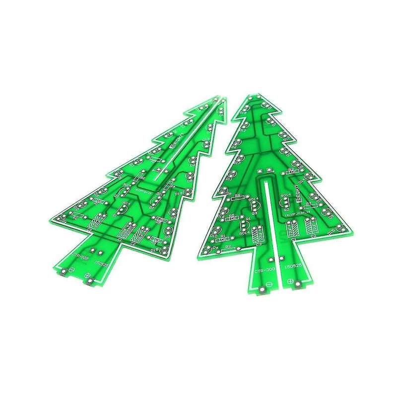 DIY Christmas Trees Soldering Project, 3D Christmas Trees LED Kits DIY Electronic Kit Soldering Asse