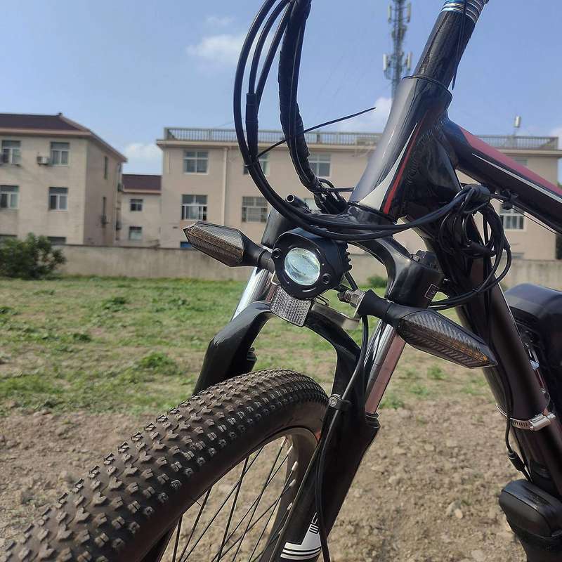 Diy Custom Version Electric Bike 24v/36v/48v Headlight Front Rear Turn Signal Light Brake Light Ebi