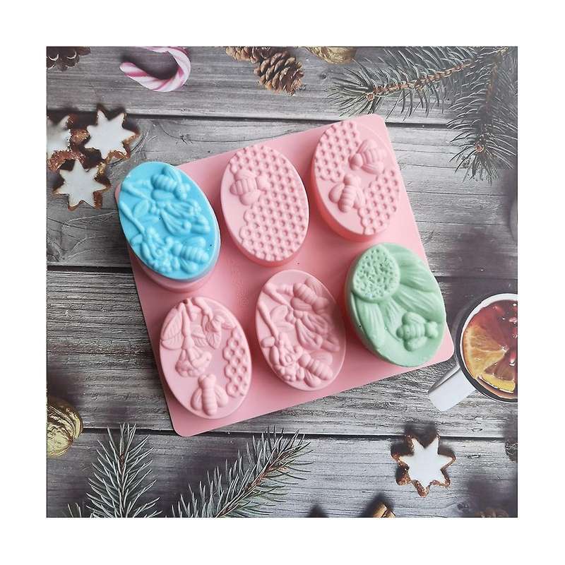 Diy Handmade Soap Mold Oval Honeycomb Silicone Mold Handmade Soap Mold Supplies Classic Handmade Si