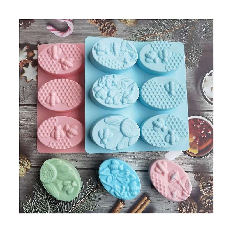 Diy Handmade Soap Mold Oval Honeycomb Silicone Mold Handmade Soap Mold Supplies Classic Handmade Si