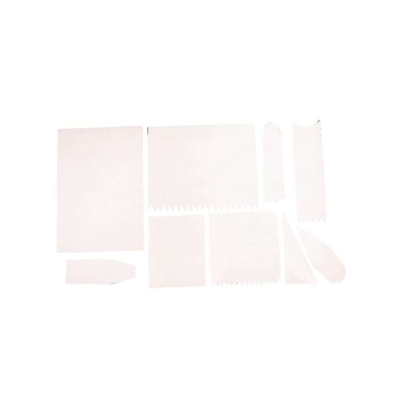 Diy Plastic Cake Soft Scratch Mousse Cream Spatula Edge Cutter Cupcake Baking Decorating Kitchen Too