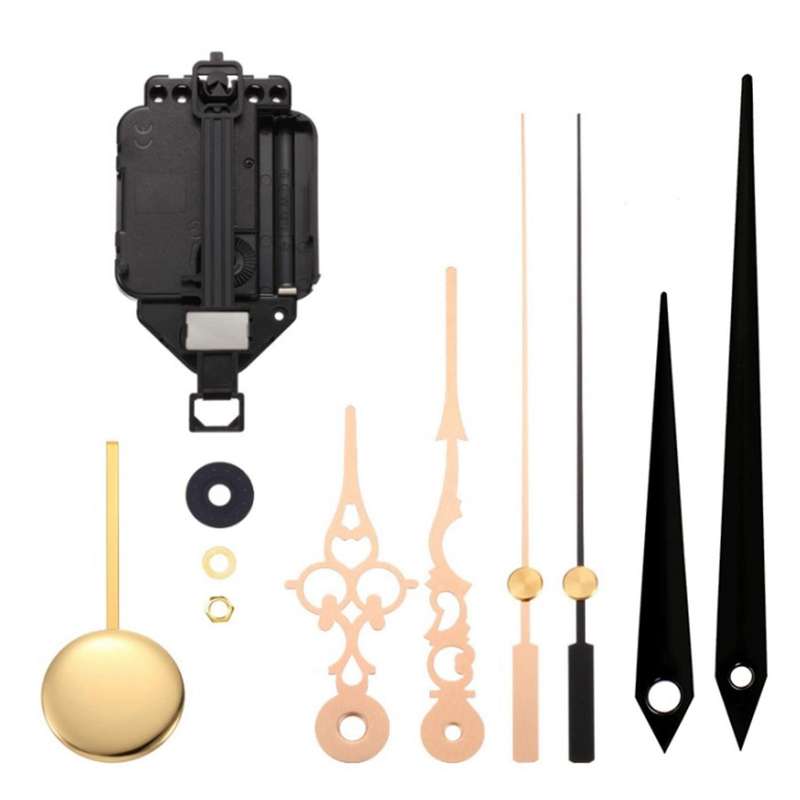 Diy Quartz Clock Movement Mechanism Clock Kit with 2 Pairs Different Hands Wall Clock Repair Parts