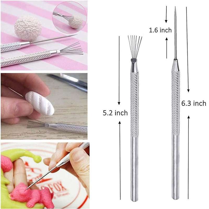 DIY Pottery Tool Set Crafts Clay Sculpting Tool Kit Pottery & Ceramics Wooden Handle Modeling Clay T