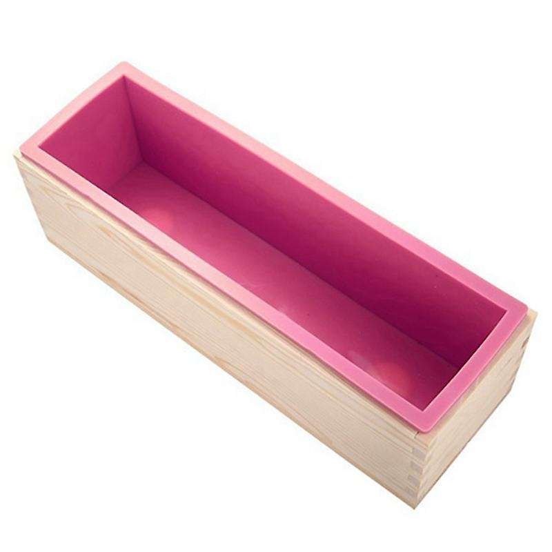 DIY Soap Silicone Mold Set, Adjustable Wooden Soap Knife Handmade Soap DIY Tool Silicone Soap Silico