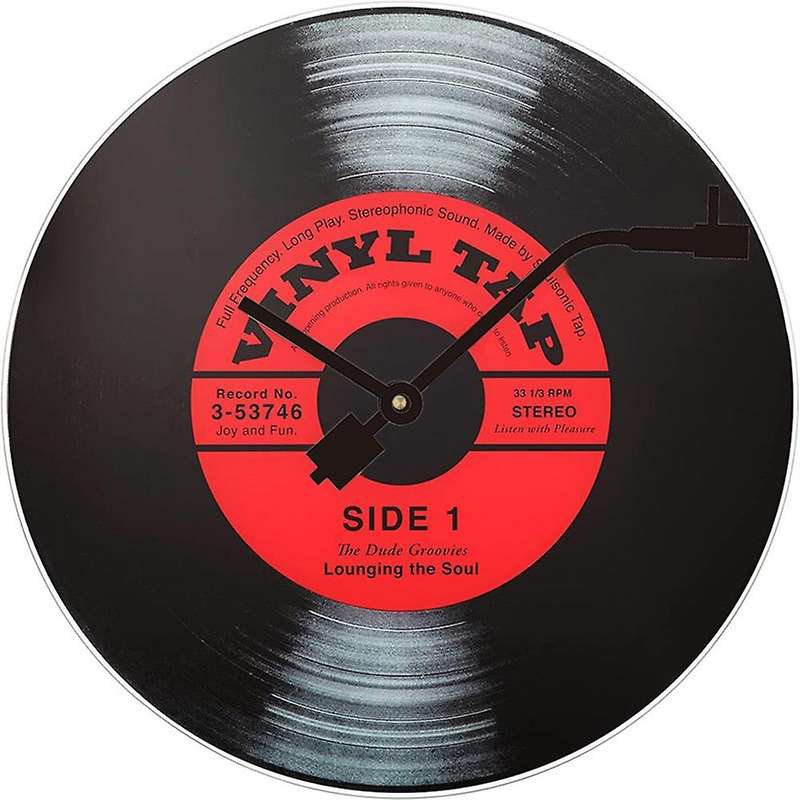 DIY Retro Mute Movement Record Wall Clock Movement Acrylic Quartz Clock Movement Flower Needle