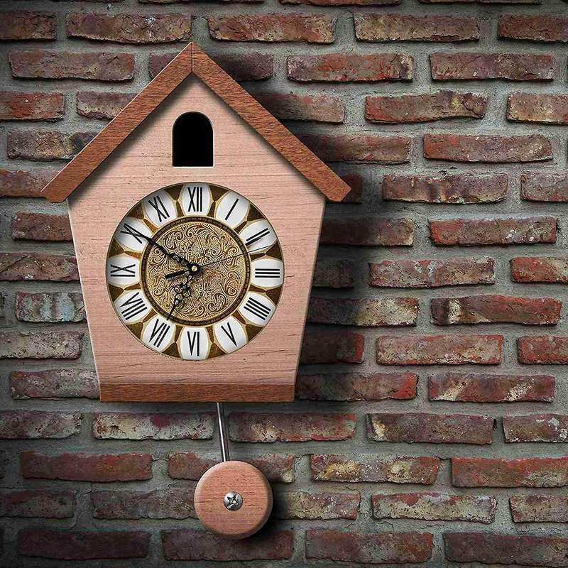 DIY Wall Clock Pendulum Movement Mechanism with 6 Pairs Hands Quartz Repair Shaft for Craft Frameles
