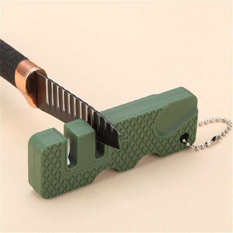 D-Knife Sharpener Pocket Ceramic Sharpen Diamond Tool Scissor Sharpen Gears Carbide Knife Whetstone