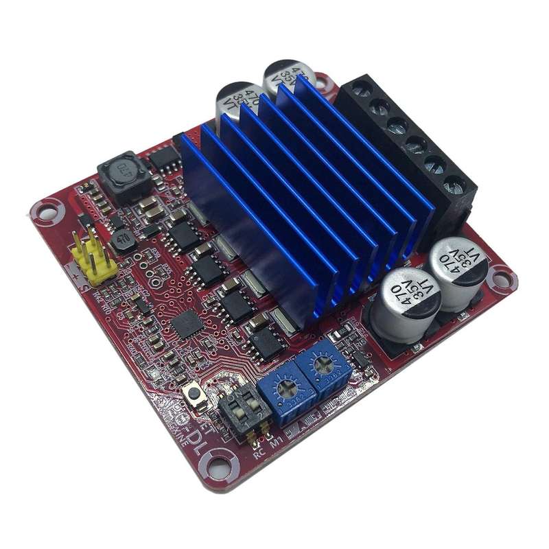 -DL Dual-Channel ESC Motor Driver DC7V-24V 240W Output Balance Adjustment for Dual-Drive Tracked Veh