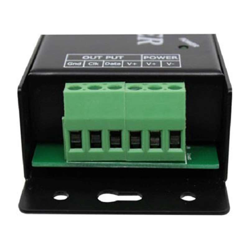 DMX200 SPI Signal LED Controller DMX to Decoder for 2801 6803 2812 2811 Strip Light Tape DC5V 12V 2