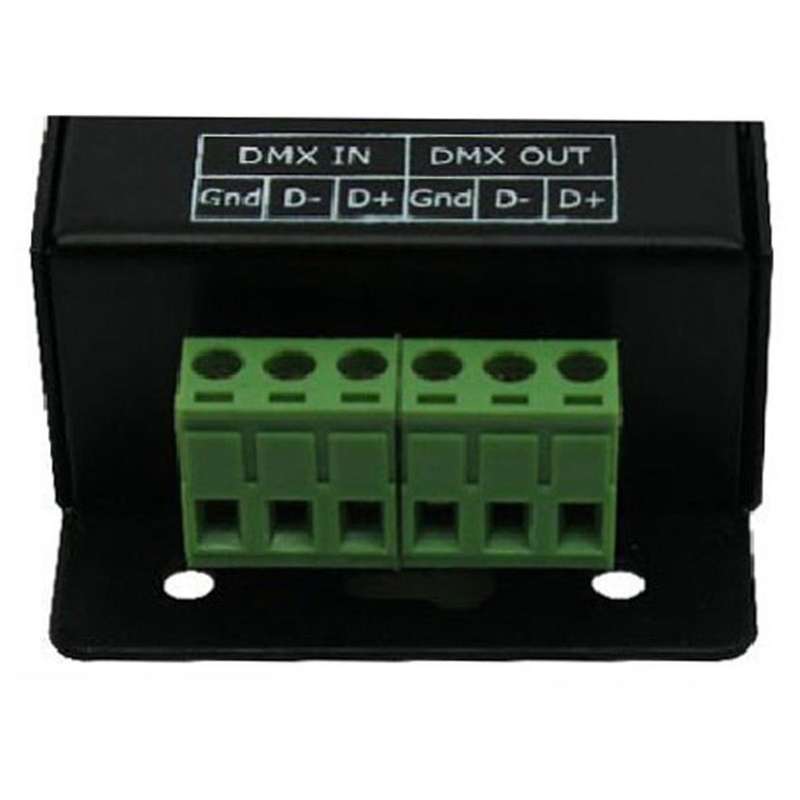 DMX200 SPI Signal LED Controller DMX to Decoder for 2801 6803 2812 2811 Strip Light Tape DC5V 12V 2