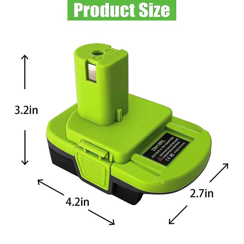 DM18RL Converter Battery Adapter for 20V for 18V Llithium Battery Convert to for Power Tools