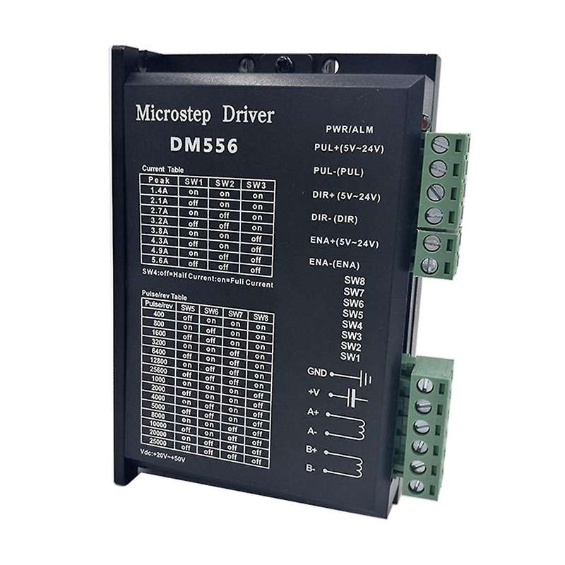 DM556 DSP Digital Stepper Motor Driver for 57/60/86 Stepper Motor NEMA23 NEMA34 Microstep Driver