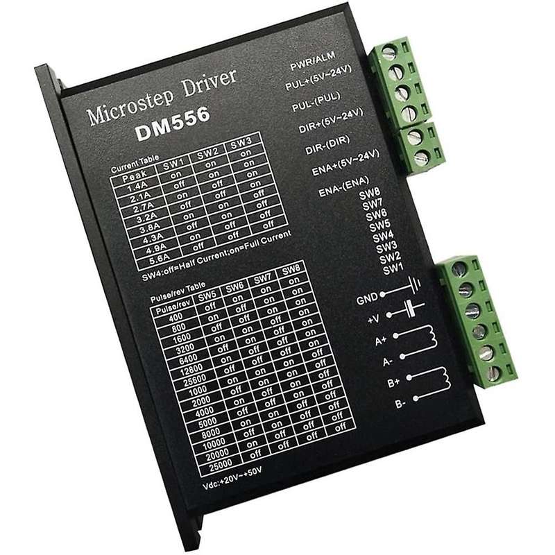 DM556 DSP Digital Stepper Motor Driver for 57/60/86 Stepper Motor NEMA23 NEMA34 Microstep Driver