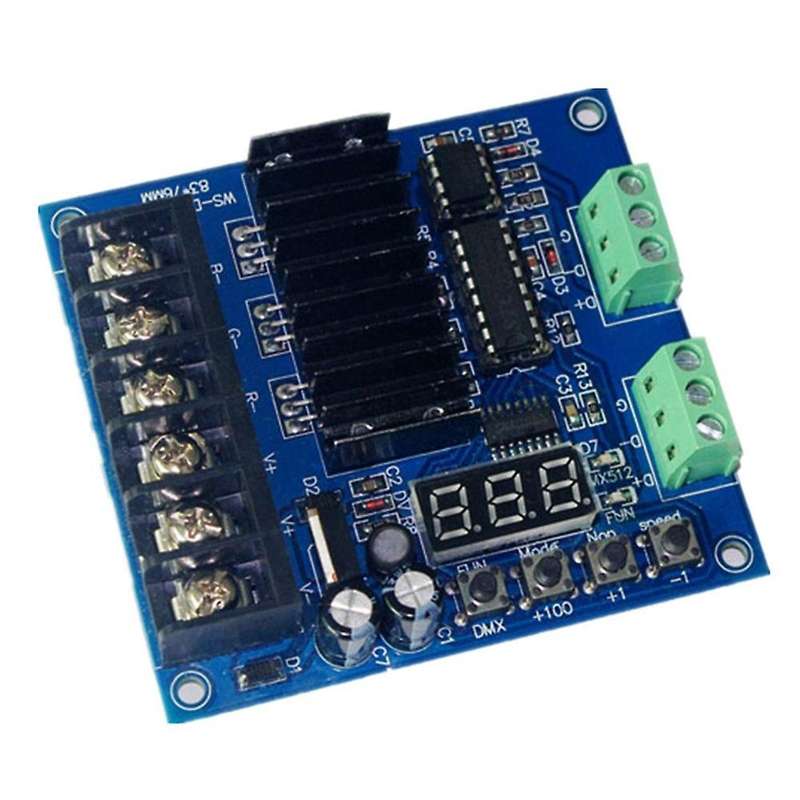 DMX512 WS-DMX-D3CH Decoder DC5-24V RGB LED Controller Dimmer Drive for LED Strip Lights Lamp Constan
