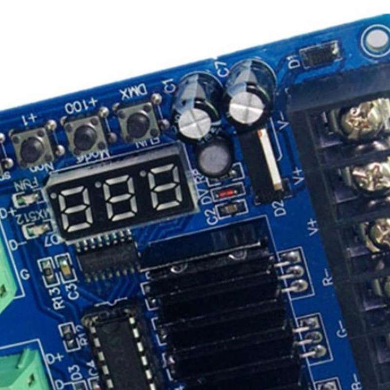 DMX512 WS-DMX-D3CH Decoder DC5-24V RGB LED Controller Dimmer Drive for LED Strip Lights Lamp Constan