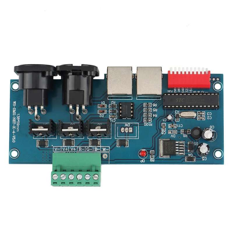 DMX512 Controller LED DMX512 Decoder RGB 3CH Controller Strip DMX-NET-K-3CH-BAN Dimmer for RGB LED S