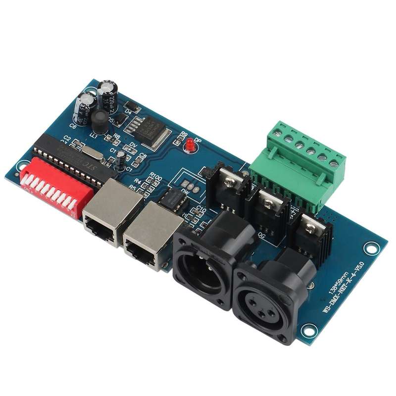 DMX512 Controller LED DMX512 Decoder RGB 3CH Controller Strip DMX-NET-K-3CH-BAN Dimmer for RGB LED S