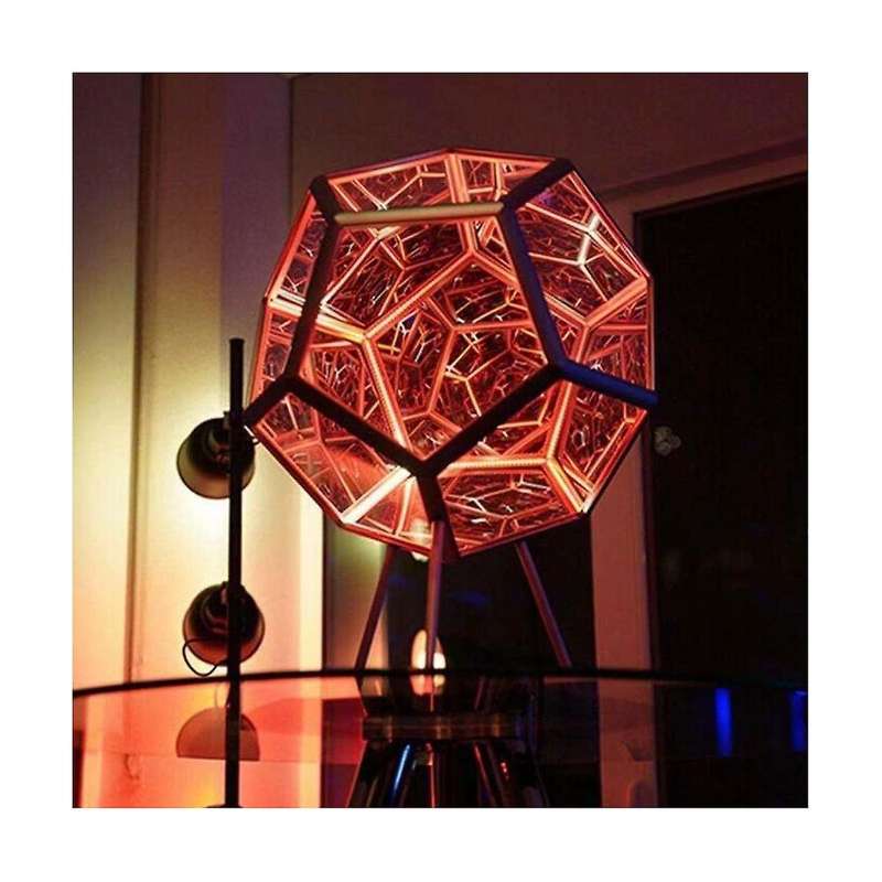 Dodecaedron Color Art Light, Fantasy Geometry Space Led Art Lamp, Usb Charging Christmas Gifts Decor
