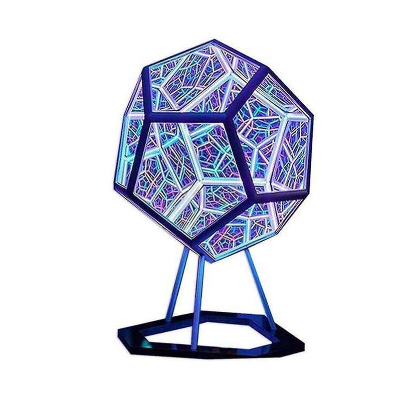 Dodecaedron Color Art Light, Fantasy Geometry Space Led Art Lamp, Usb Charging Christmas Gifts Decor