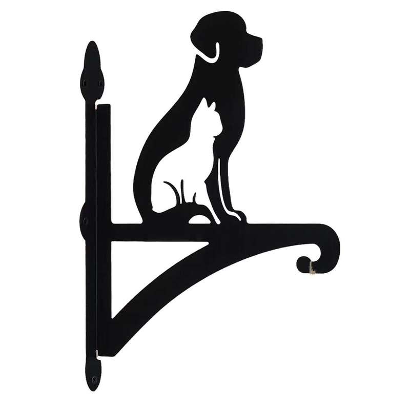 Dog Hanging Plant Hanger Bracket for Bird Feeders, Suitable for Wind Chimes, Flower Pots and Lantern