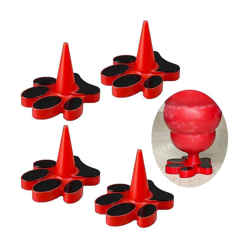 Dog Toy Holder Stopper Compatible with Classic Sizes X-s to -l, Only Plastic Paw Plug Included, 4 P