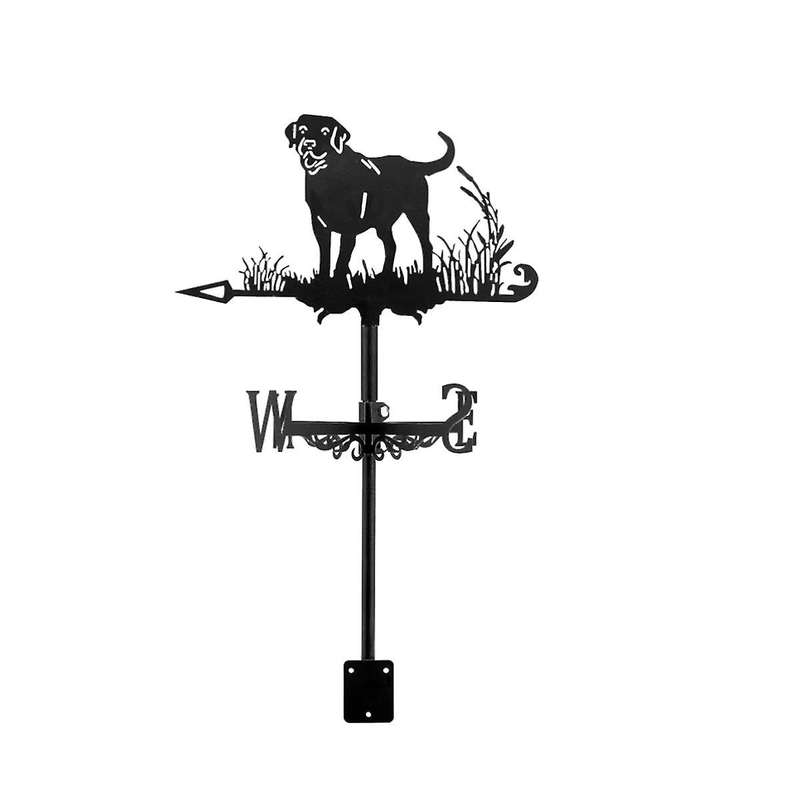 Dog Metal Weather Vane,weathervane Silhouette,garden Decorative Wind Direction Indicator for Outdoor