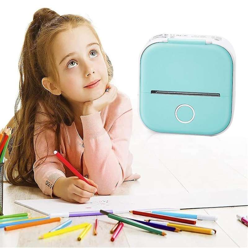Doodle Dash Printer,inkless Bluetooth Sticker Pocket Printer, Portable Bluetooth Printer for Photos,