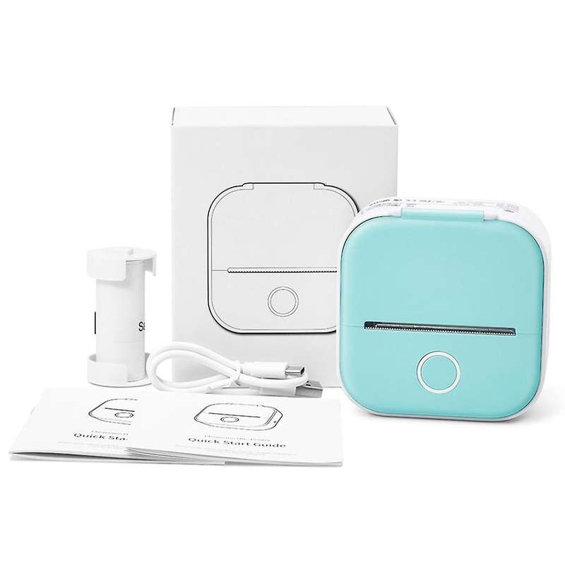 Doodle Dash Printer,inkless Bluetooth Sticker Pocket Printer, Portable Bluetooth Printer for Photos,