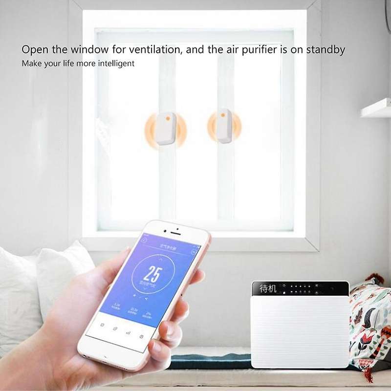 Door and Window Sensor Smart Home Devices Zigbee Wireless Security Alarm Triggers Work for Amazon Go